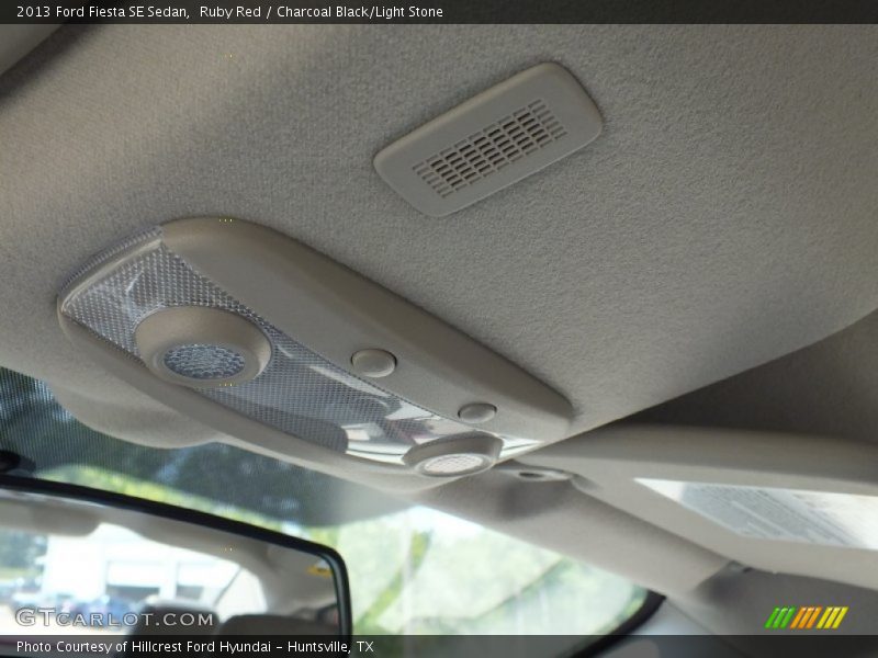 Ruby Red / Charcoal Black/Light Stone 2013 Ford Fiesta SE Sedan