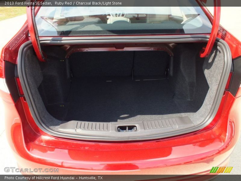 Ruby Red / Charcoal Black/Light Stone 2013 Ford Fiesta SE Sedan