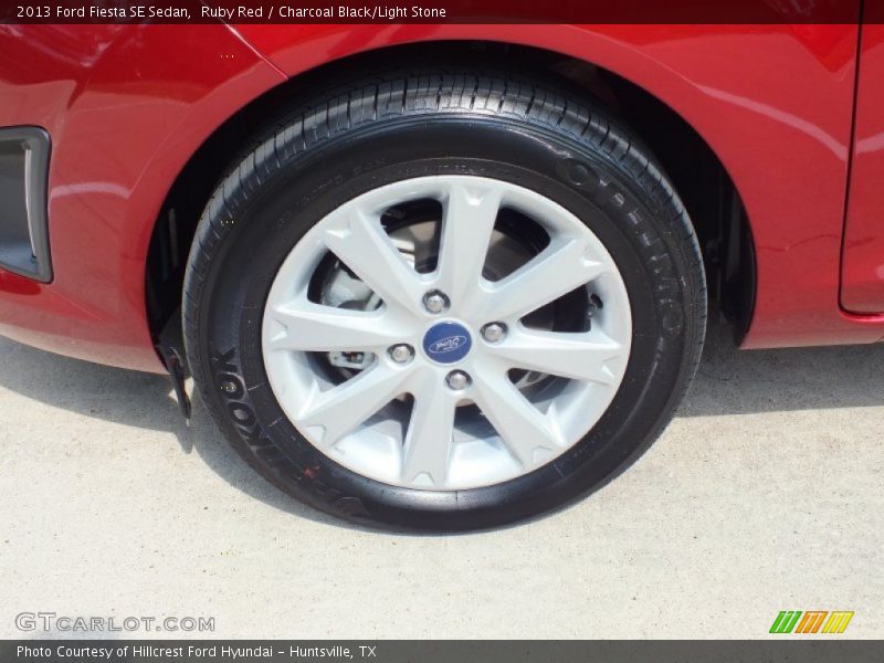 Ruby Red / Charcoal Black/Light Stone 2013 Ford Fiesta SE Sedan