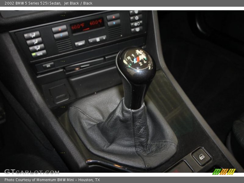 2002 5 Series 525i Sedan 5 Speed Manual Shifter