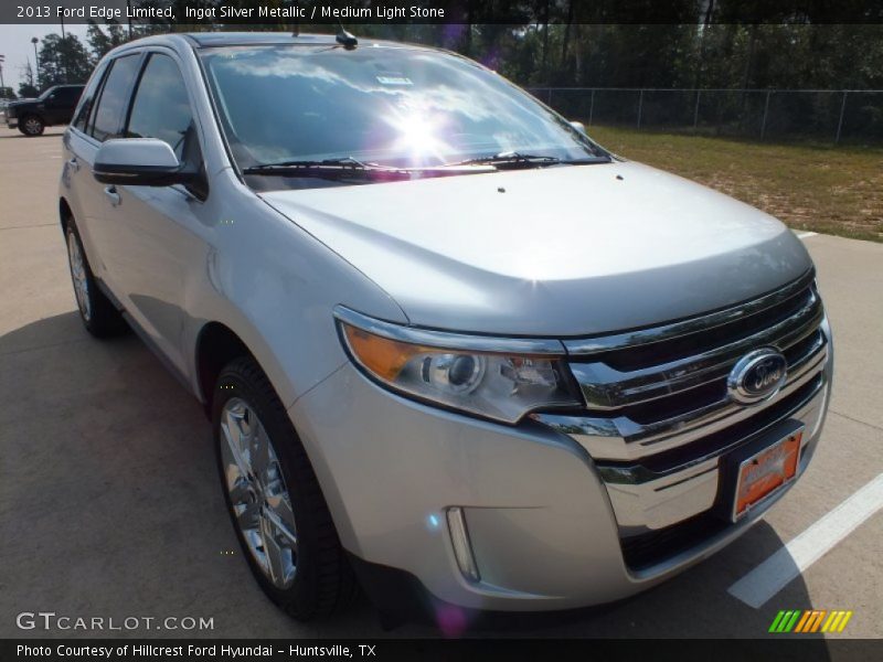 Ingot Silver Metallic / Medium Light Stone 2013 Ford Edge Limited