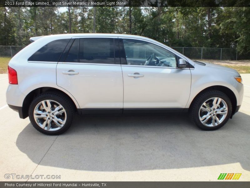 Ingot Silver Metallic / Medium Light Stone 2013 Ford Edge Limited