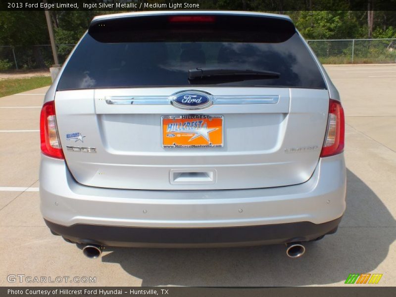 Ingot Silver Metallic / Medium Light Stone 2013 Ford Edge Limited