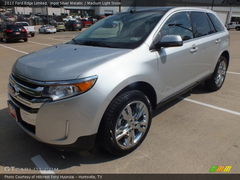 Ingot Silver Metallic / Medium Light Stone 2013 Ford Edge Limited