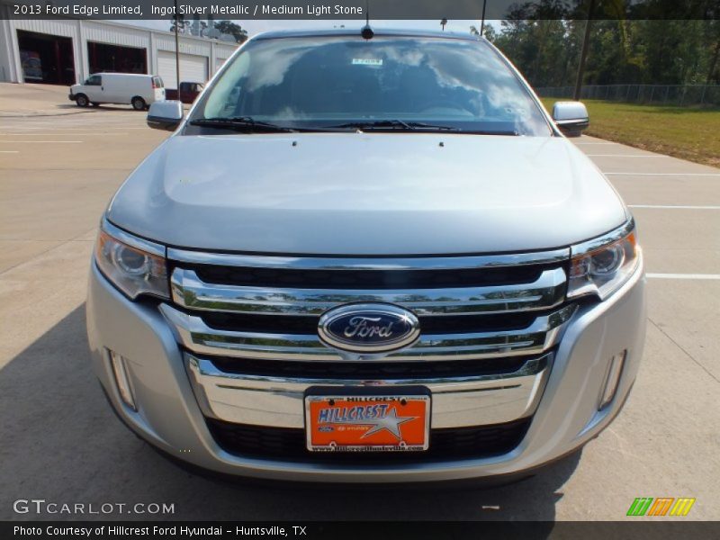 Ingot Silver Metallic / Medium Light Stone 2013 Ford Edge Limited