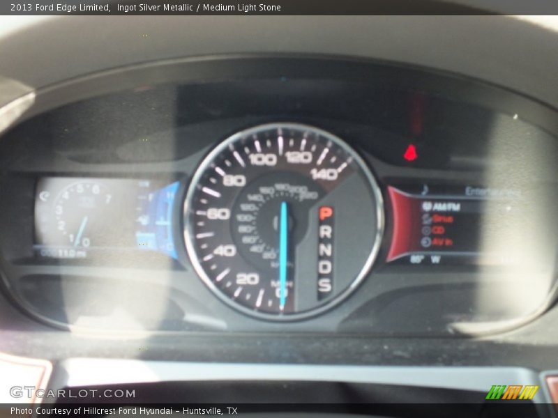 Ingot Silver Metallic / Medium Light Stone 2013 Ford Edge Limited