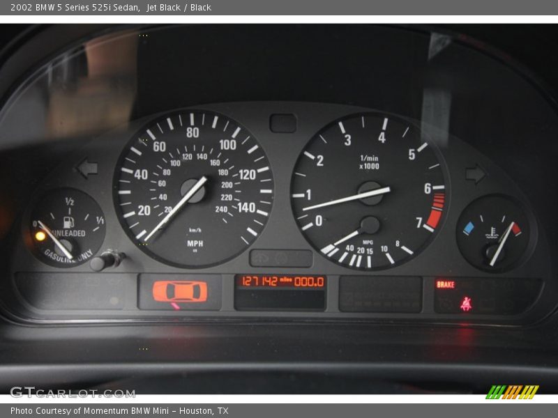  2002 5 Series 525i Sedan 525i Sedan Gauges