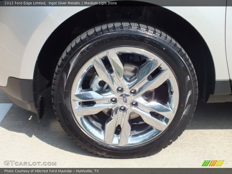 Ingot Silver Metallic / Medium Light Stone 2013 Ford Edge Limited