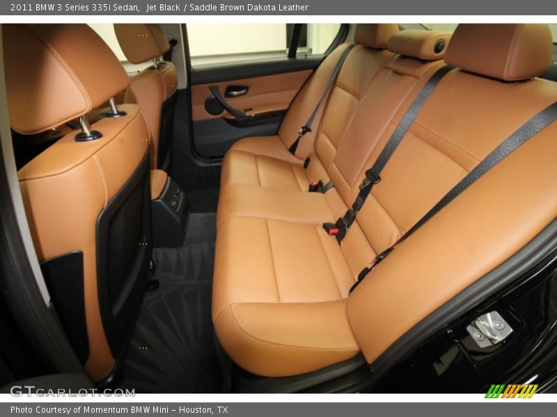 Rear Seat of 2011 3 Series 335i Sedan