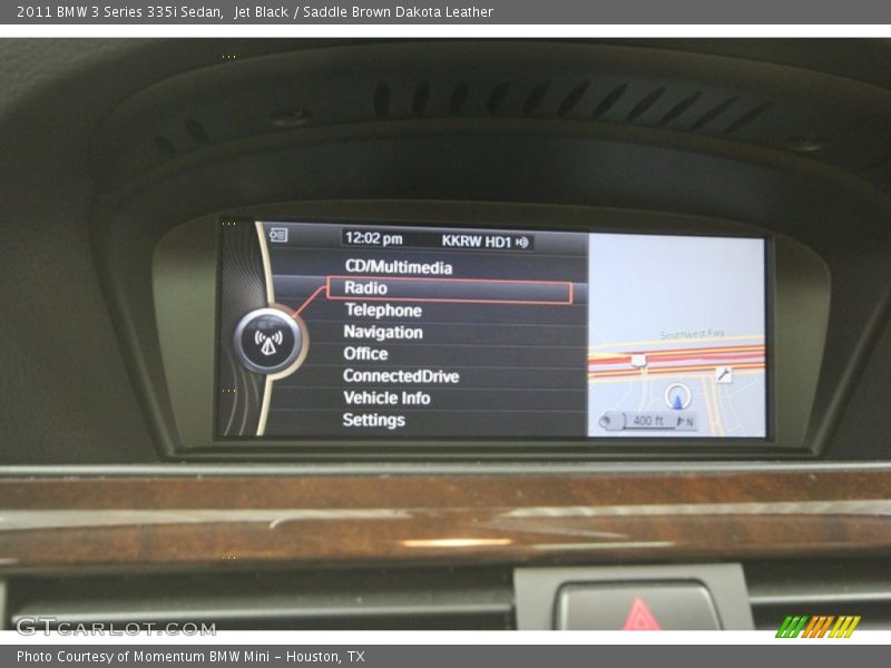 Jet Black / Saddle Brown Dakota Leather 2011 BMW 3 Series 335i Sedan