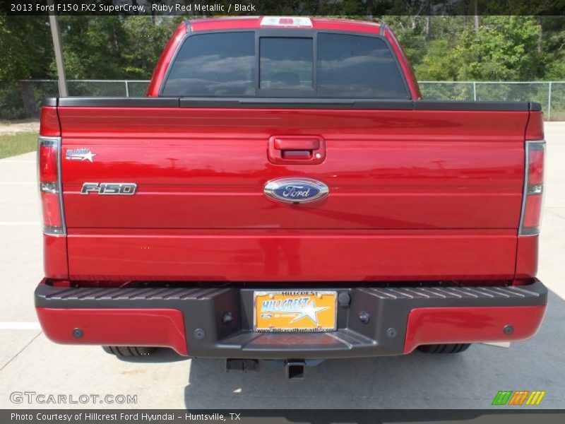 Ruby Red Metallic / Black 2013 Ford F150 FX2 SuperCrew