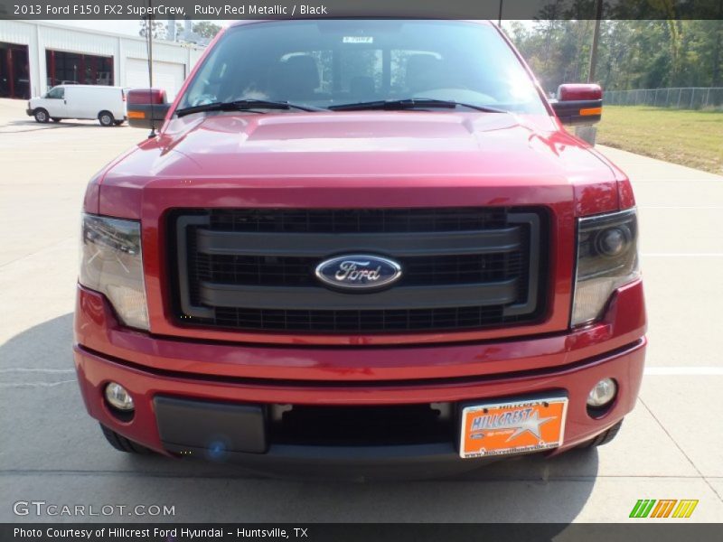 Ruby Red Metallic / Black 2013 Ford F150 FX2 SuperCrew