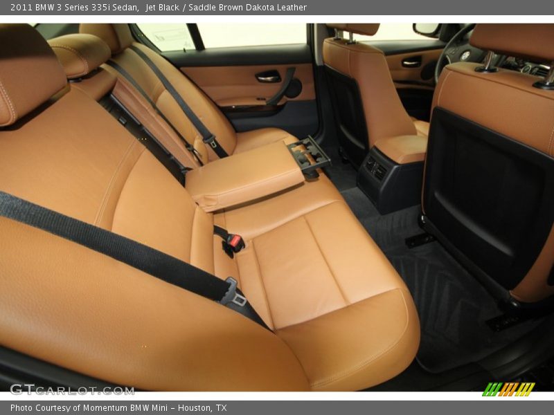 Jet Black / Saddle Brown Dakota Leather 2011 BMW 3 Series 335i Sedan