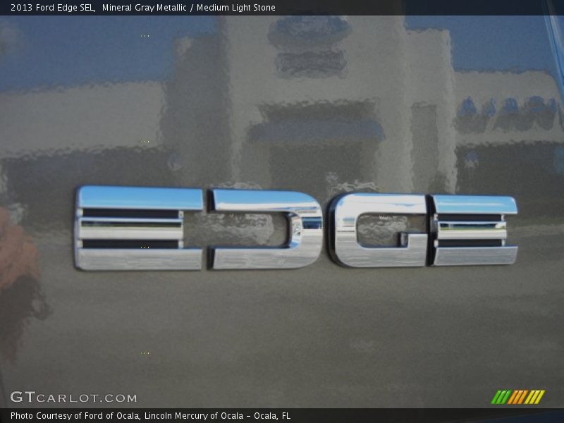 Mineral Gray Metallic / Medium Light Stone 2013 Ford Edge SEL