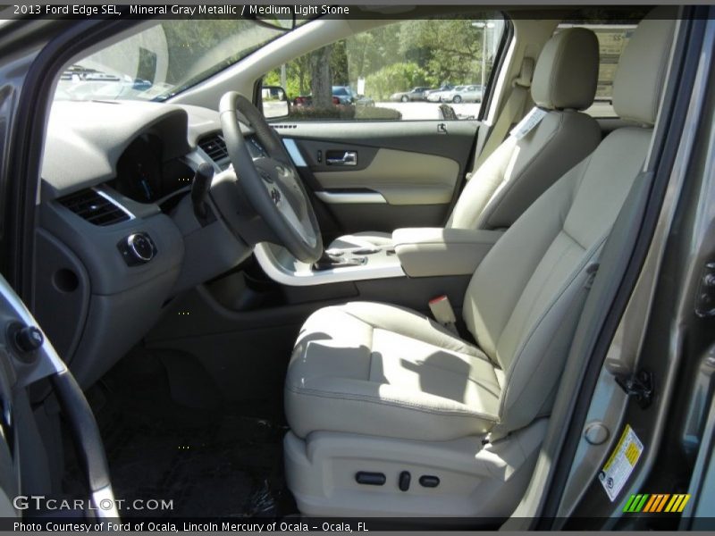 Mineral Gray Metallic / Medium Light Stone 2013 Ford Edge SEL