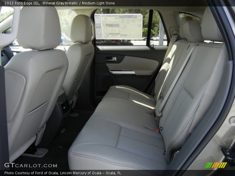 Mineral Gray Metallic / Medium Light Stone 2013 Ford Edge SEL