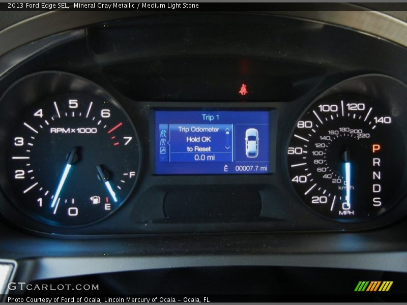 Mineral Gray Metallic / Medium Light Stone 2013 Ford Edge SEL