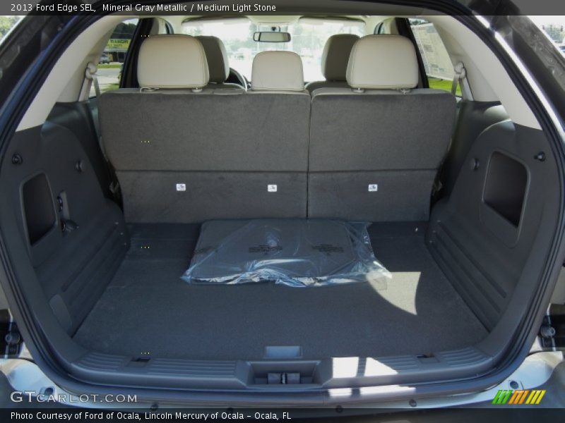 Mineral Gray Metallic / Medium Light Stone 2013 Ford Edge SEL