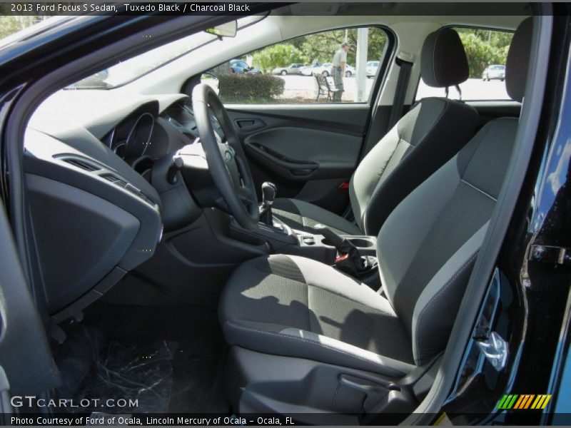 Front Seat of 2013 Focus S Sedan