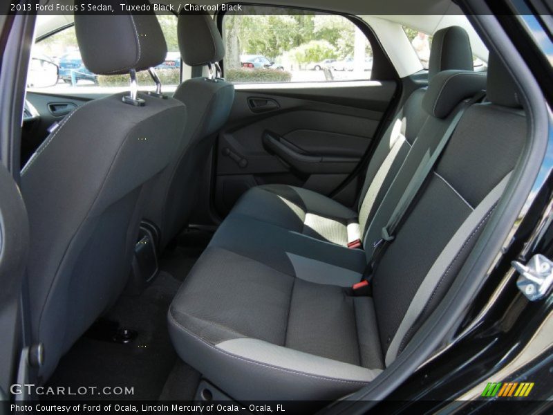 Rear Seat of 2013 Focus S Sedan