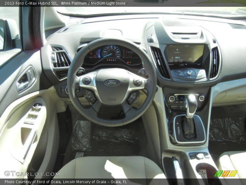 Dashboard of 2013 C-Max Hybrid SEL