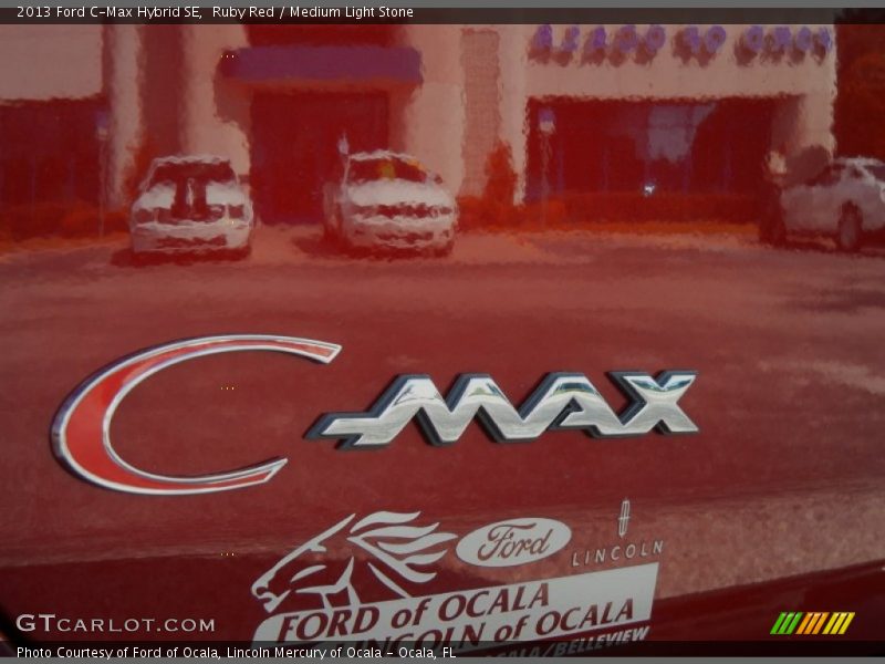 Ruby Red / Medium Light Stone 2013 Ford C-Max Hybrid SE