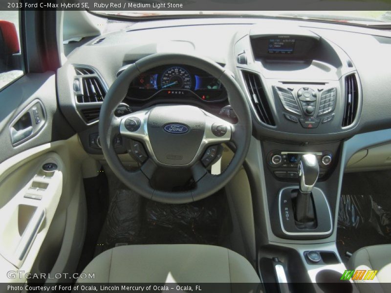 Dashboard of 2013 C-Max Hybrid SE