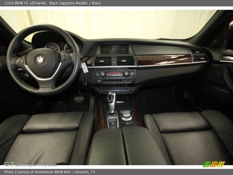 Black Sapphire Metallic / Black 2009 BMW X5 xDrive48i