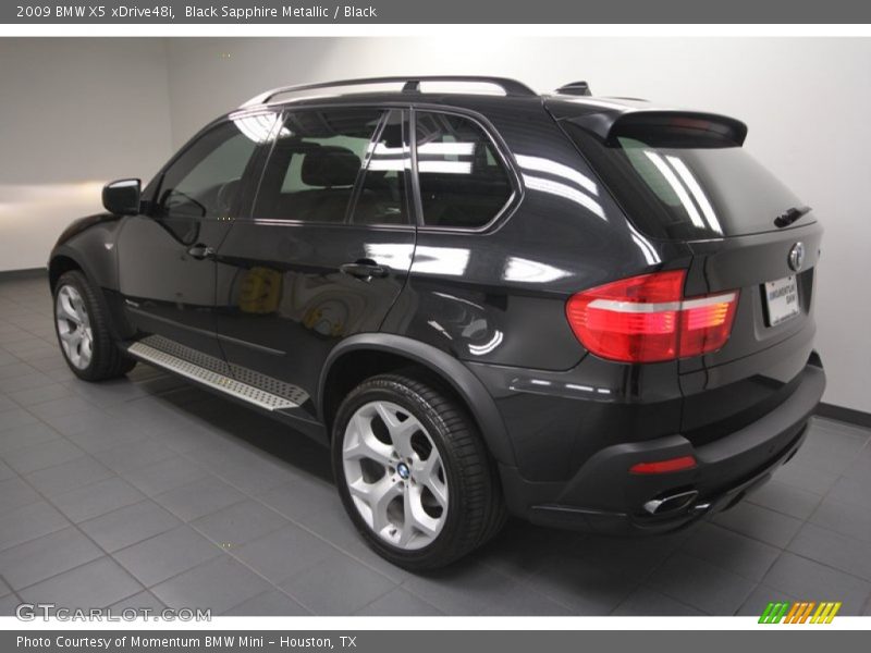 Black Sapphire Metallic / Black 2009 BMW X5 xDrive48i