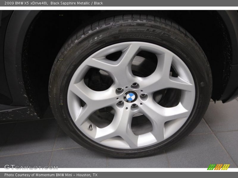 Black Sapphire Metallic / Black 2009 BMW X5 xDrive48i