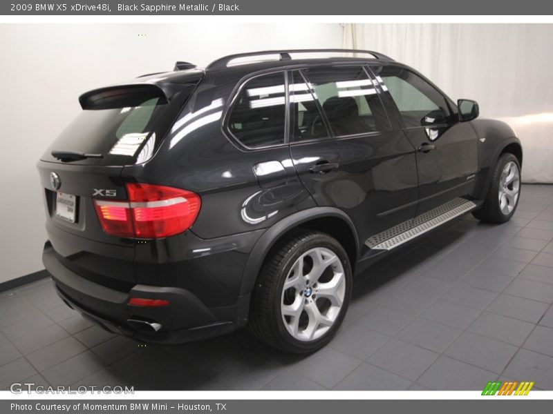 Black Sapphire Metallic / Black 2009 BMW X5 xDrive48i