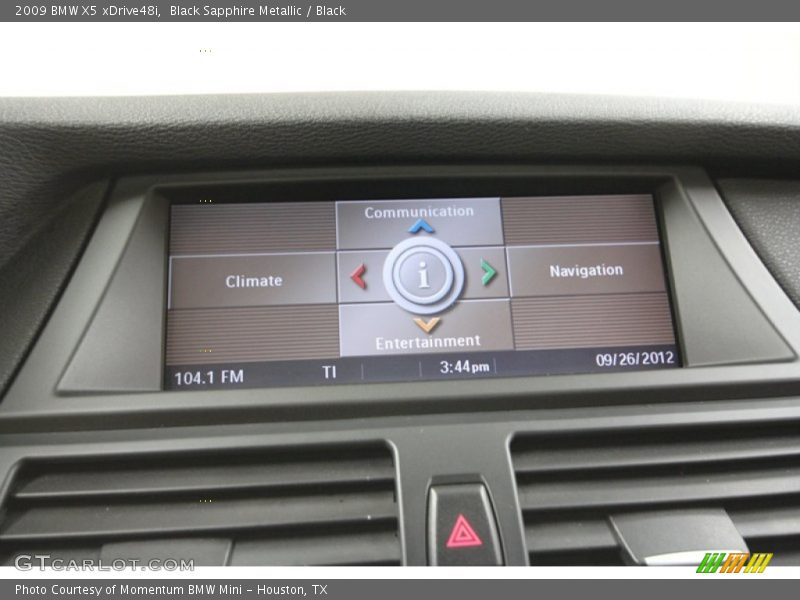Black Sapphire Metallic / Black 2009 BMW X5 xDrive48i