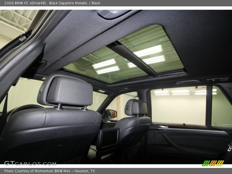 Black Sapphire Metallic / Black 2009 BMW X5 xDrive48i