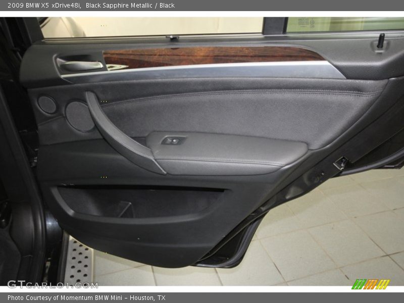 Black Sapphire Metallic / Black 2009 BMW X5 xDrive48i