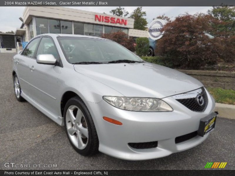 Glacier Silver Metallic / Black 2004 Mazda MAZDA6 i Sedan