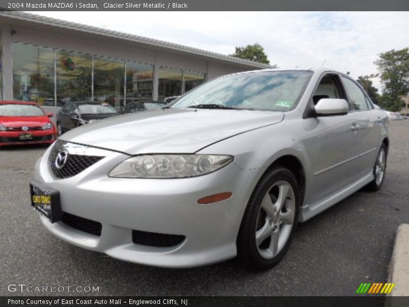 Glacier Silver Metallic / Black 2004 Mazda MAZDA6 i Sedan