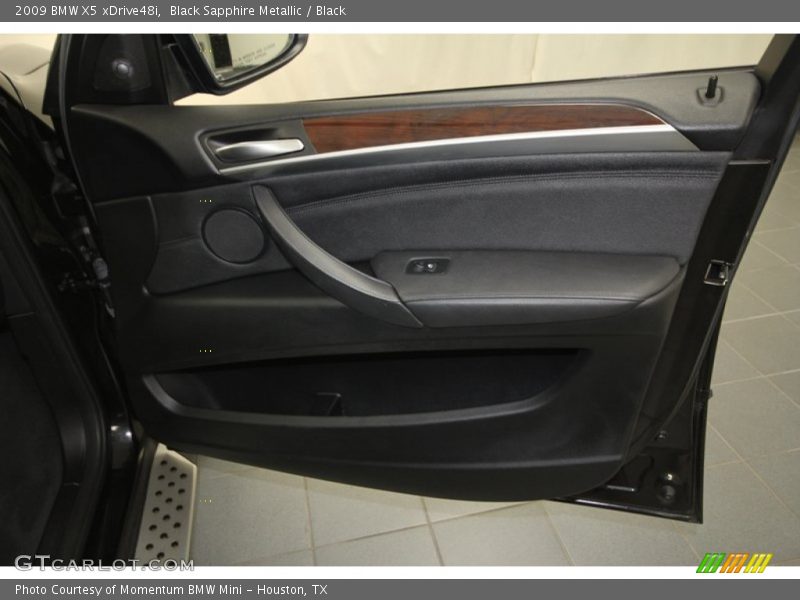 Black Sapphire Metallic / Black 2009 BMW X5 xDrive48i
