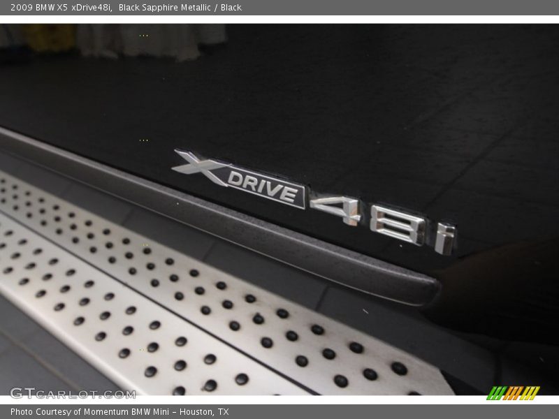 Black Sapphire Metallic / Black 2009 BMW X5 xDrive48i