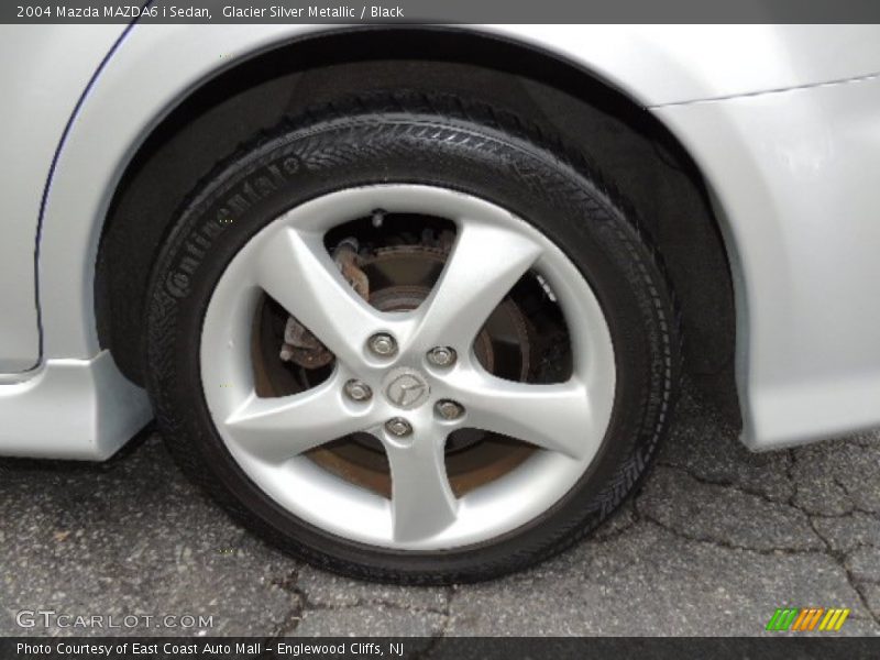 Glacier Silver Metallic / Black 2004 Mazda MAZDA6 i Sedan