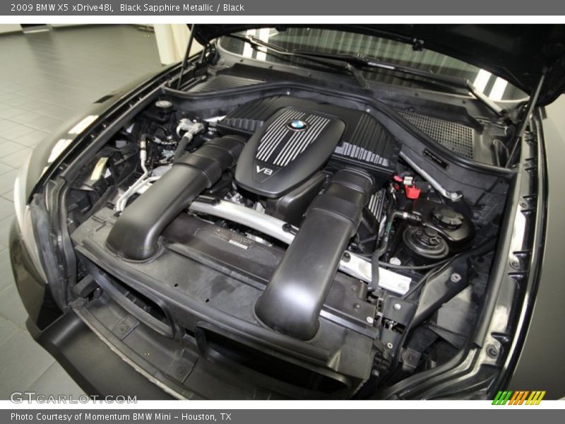 Black Sapphire Metallic / Black 2009 BMW X5 xDrive48i