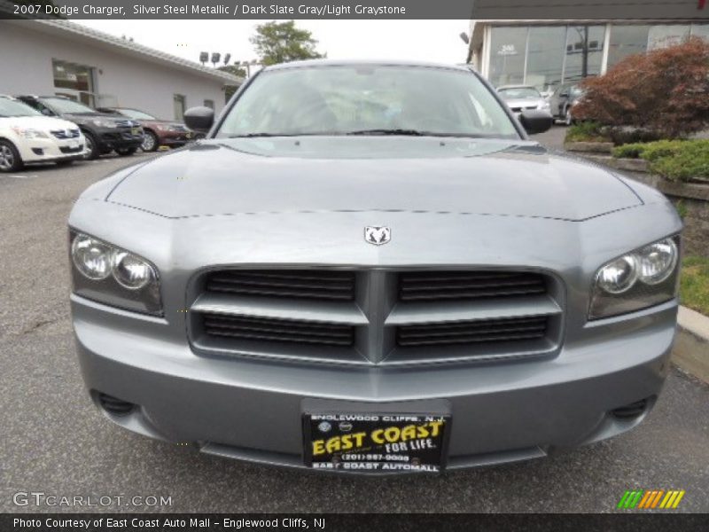 Silver Steel Metallic / Dark Slate Gray/Light Graystone 2007 Dodge Charger