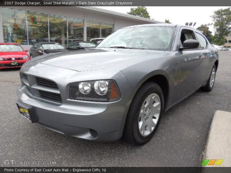 Silver Steel Metallic / Dark Slate Gray/Light Graystone 2007 Dodge Charger