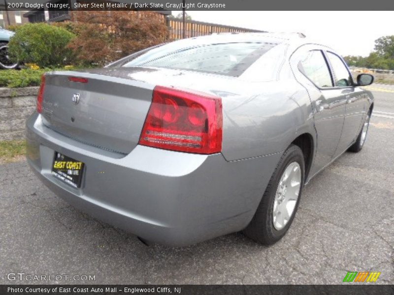 Silver Steel Metallic / Dark Slate Gray/Light Graystone 2007 Dodge Charger