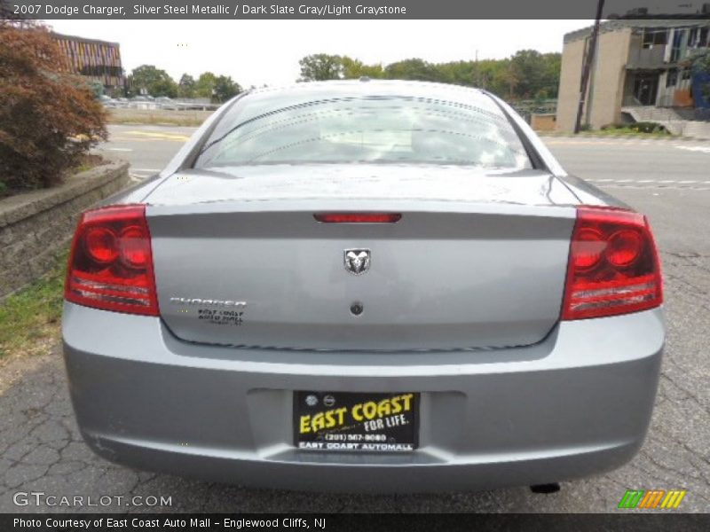 Silver Steel Metallic / Dark Slate Gray/Light Graystone 2007 Dodge Charger