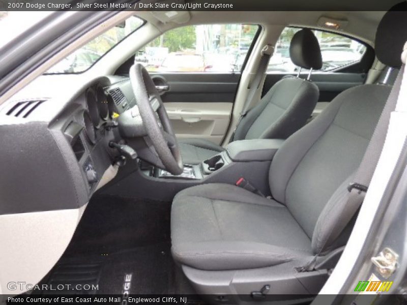 Silver Steel Metallic / Dark Slate Gray/Light Graystone 2007 Dodge Charger