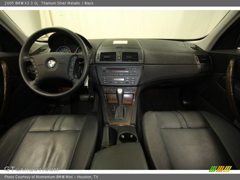 Titanium Silver Metallic / Black 2005 BMW X3 3.0i
