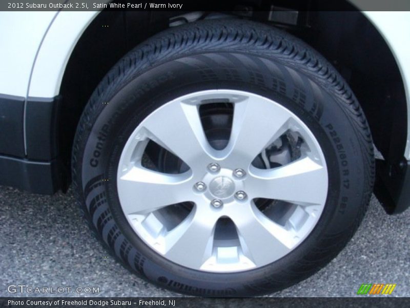 Satin White Pearl / Warm Ivory 2012 Subaru Outback 2.5i