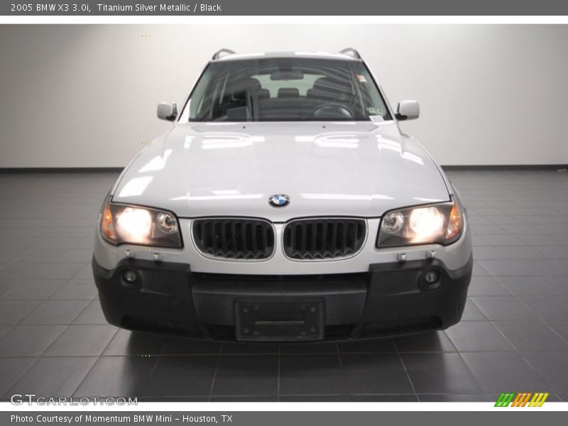 Titanium Silver Metallic / Black 2005 BMW X3 3.0i