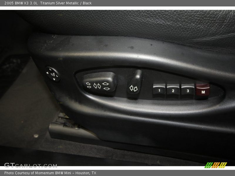 Titanium Silver Metallic / Black 2005 BMW X3 3.0i
