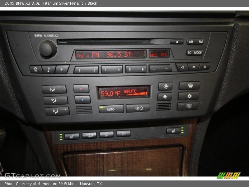 Titanium Silver Metallic / Black 2005 BMW X3 3.0i